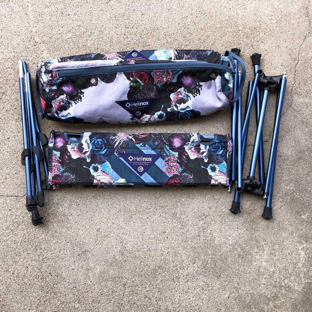 Helinox Monroコラボ　花柄 テーブルチェアセット