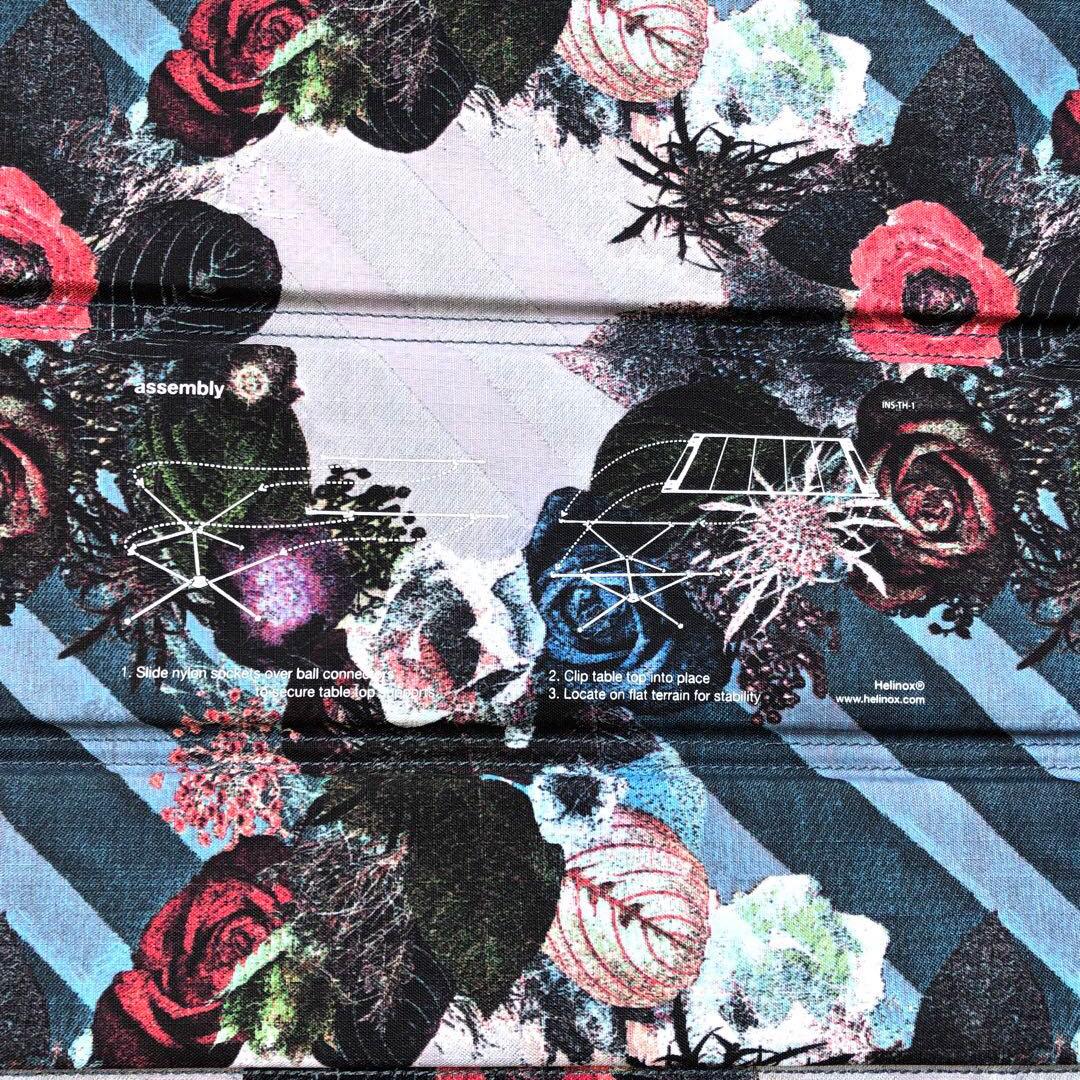Helinox Monroコラボ　花柄 テーブルチェアセット