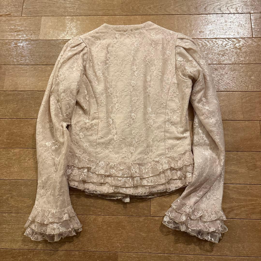 フラメンコ　ブラウス　レース　美品
