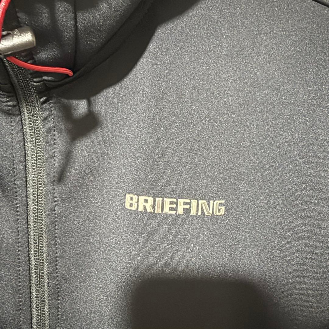 極美品 BRIEFING ZOZO 3D LOGO ジップ パーカー