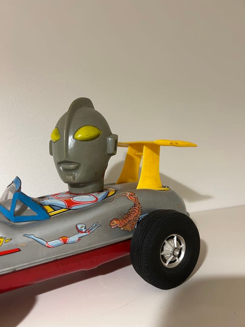 【全長30cmデカい】　ウルトラマン　ソフビ　ブリキ　当時物　昭和　増田屋