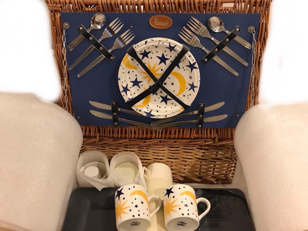 ハロッズ　Harrods ピクニックバスケット　ハンパー　フォートナム&メイソン