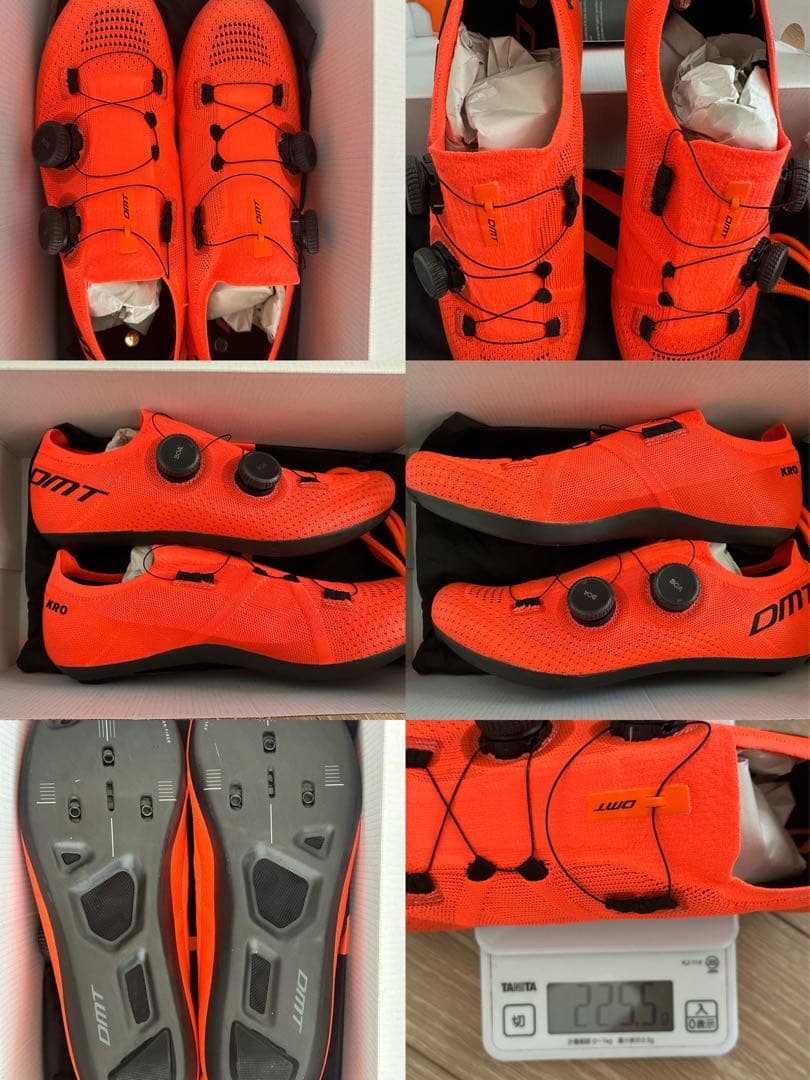 DMT KR0 オレンジ サイクリングシューズ 41