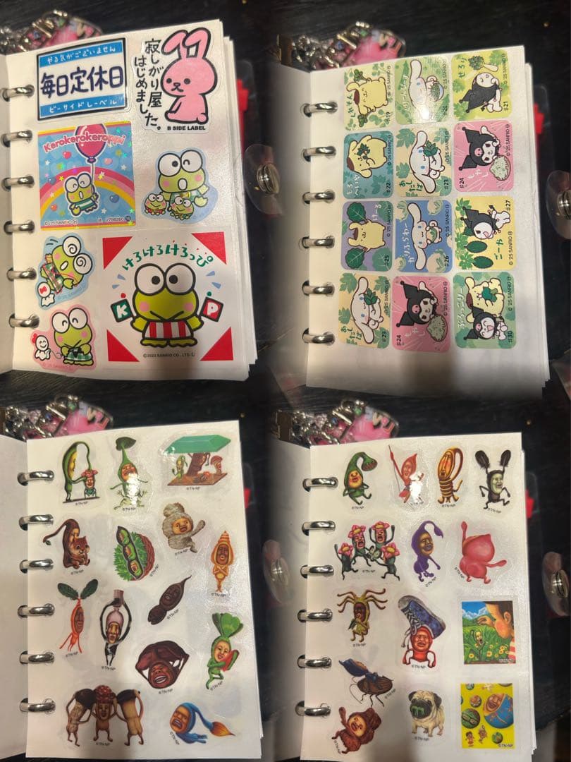 シール帳 完成形 36枚分