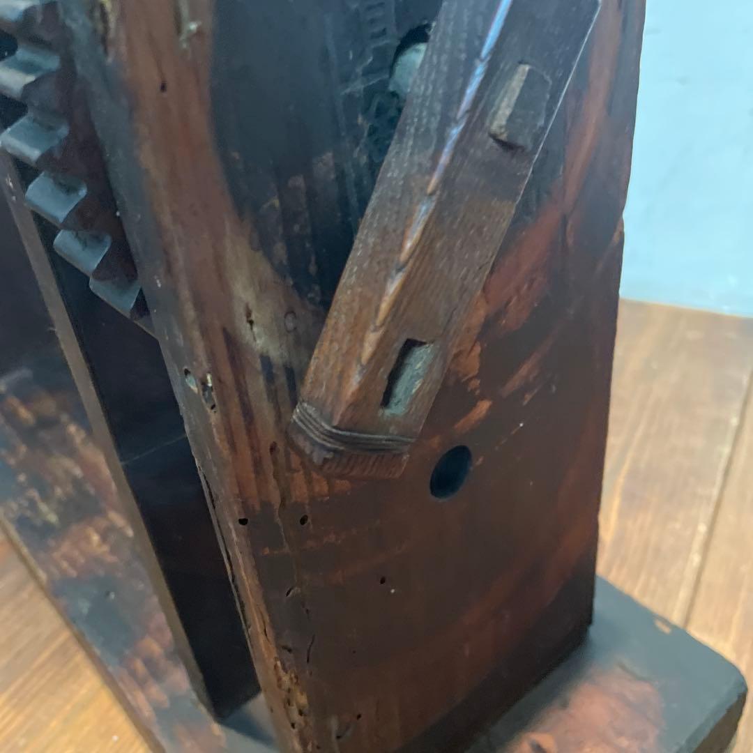 希少　年代物　木製　糸巻き機　本体　ヴィンテージ　古道具　古民家　当時物