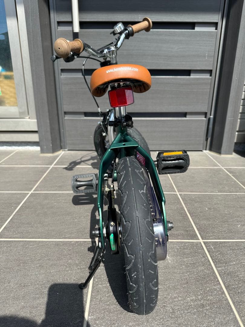 へんしんバイク　緑色