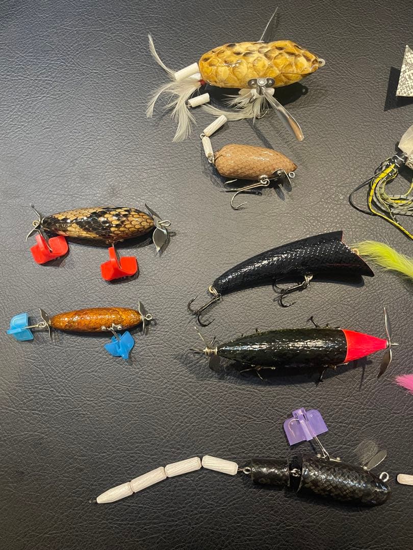 トップウォータールアーマグナムケイズ　アメリカンドリーム　蛇皮ルアー　まとめ売り