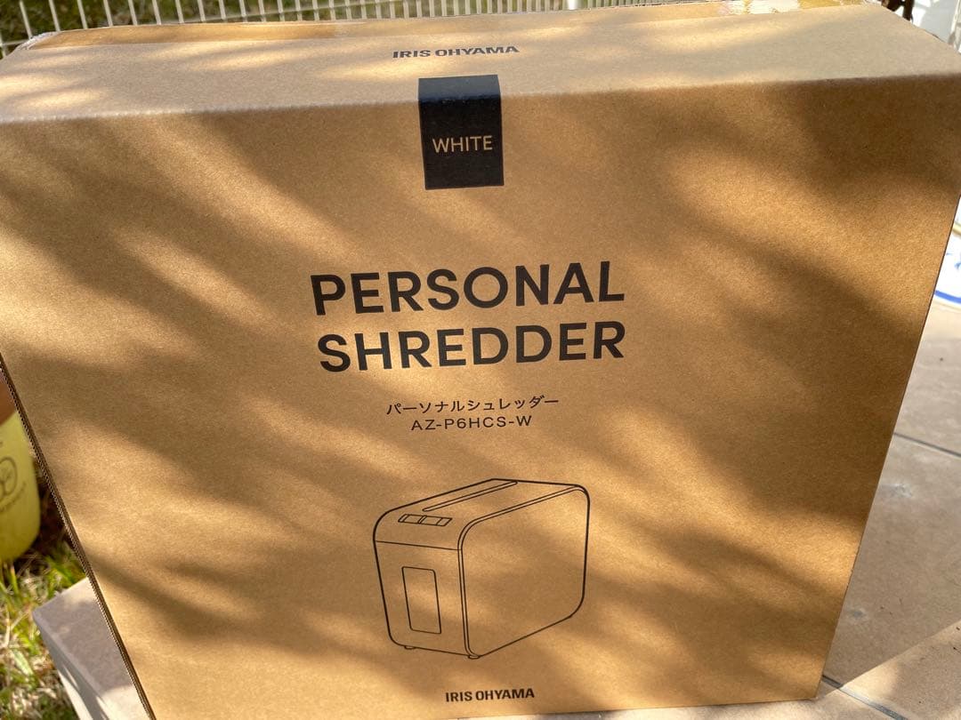 IRIS OHYAMA 家庭用シュレッダー AZ-P6HCS-W