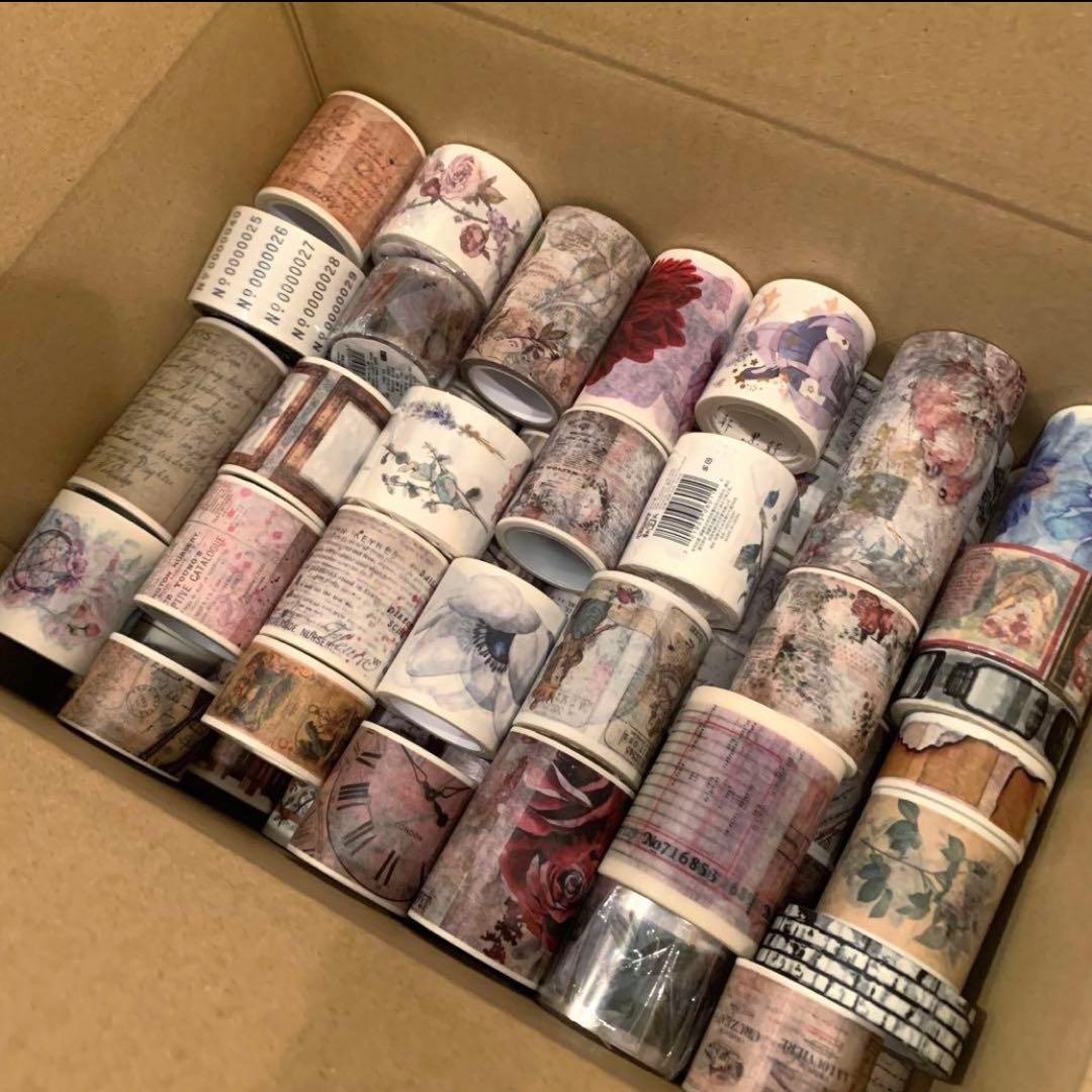 早い者勝ち最終価格▶︎import/海外マステ巻き売り大量セット