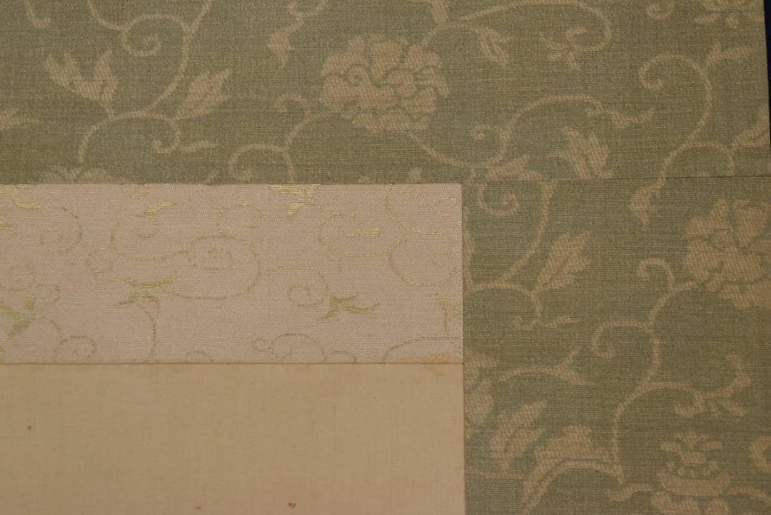 【真作】玉水/高士人物図/掛軸/名家伝来/AA-886