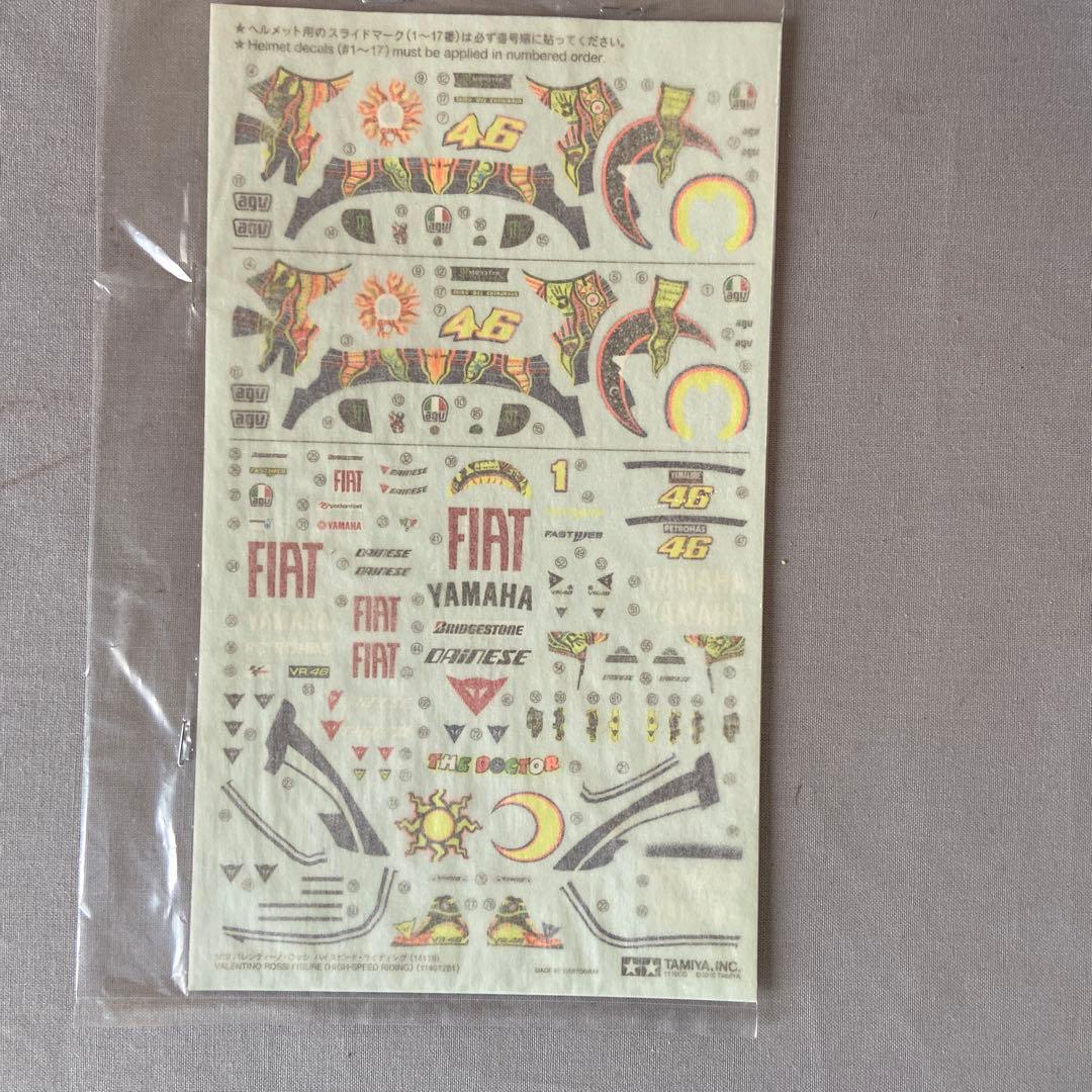 【希少】タミヤ 1/12 バレンティーノ・ロッシ ハイスピードライディング