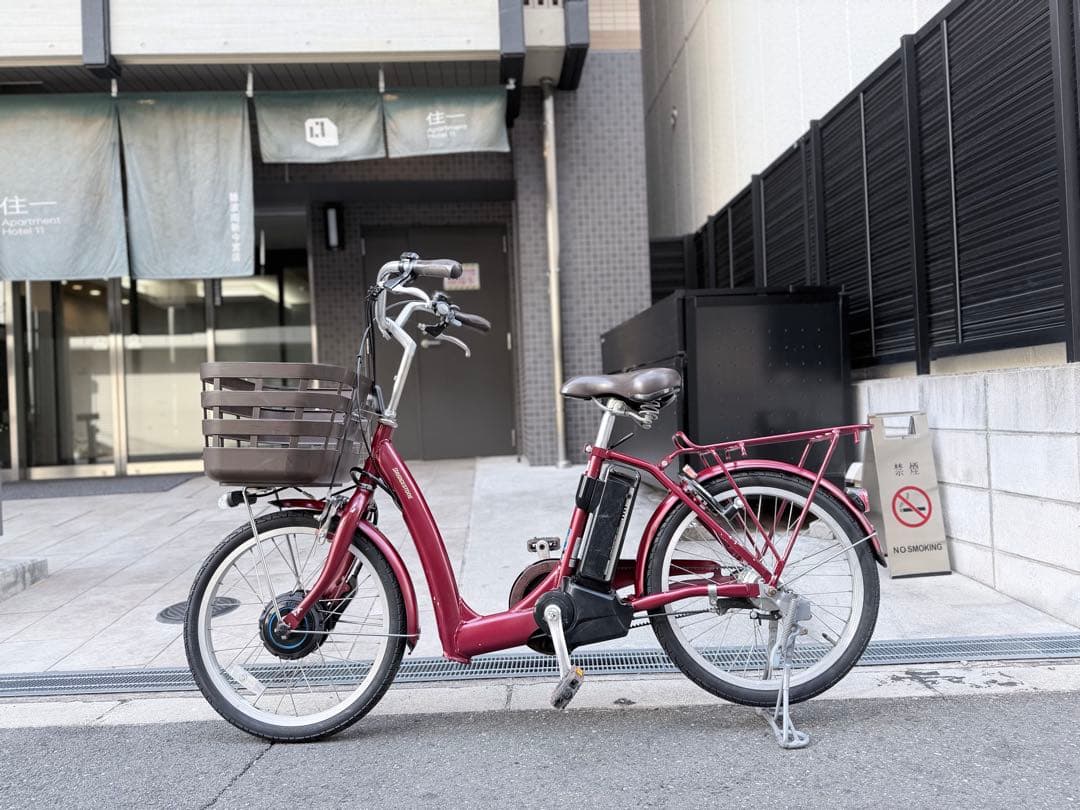 大阪府　ブリヂストン　電動自転車　バッテリーB400 20インチ