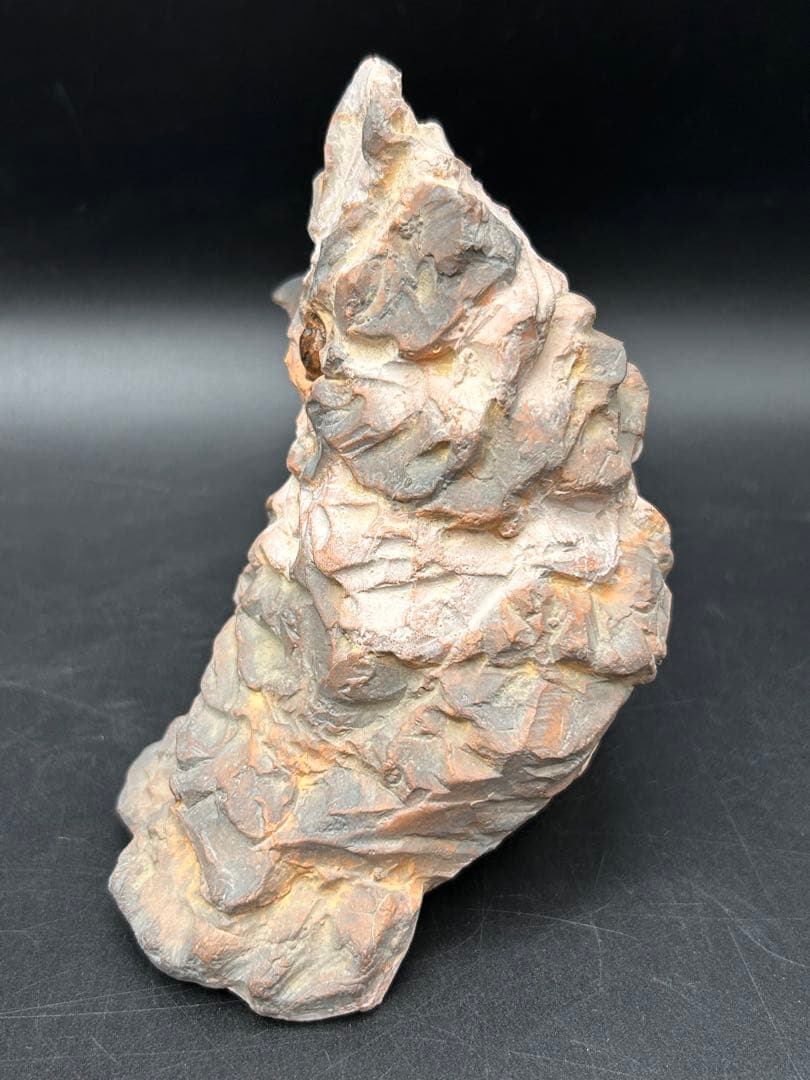 【希少品】テラコッタ彫刻家 山下英二 鳥　置物　2体セット