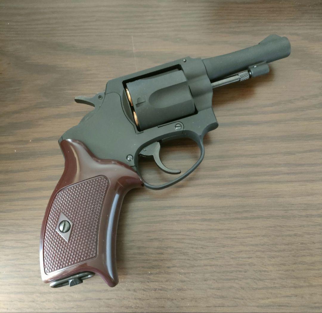 マルシン　ポリスリボルバー　ブラックHW 8mmBB