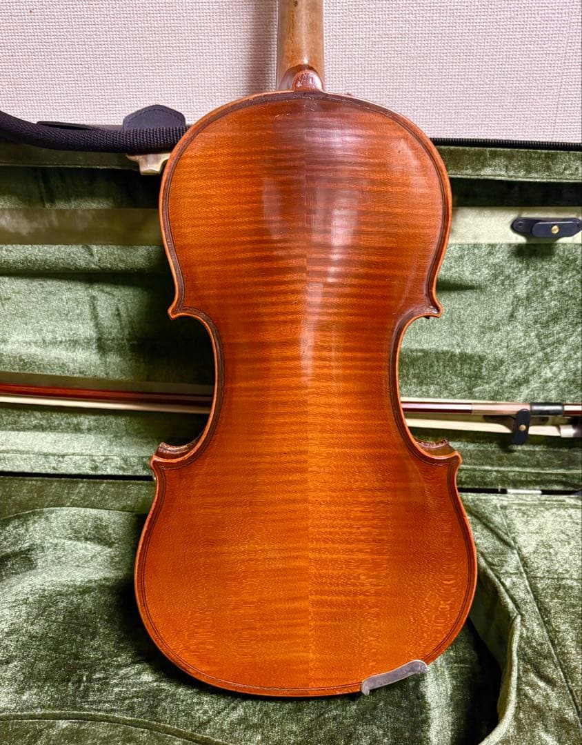 極希少 ドイツ Conservatory バイオリン 4/4 虎杢 良品