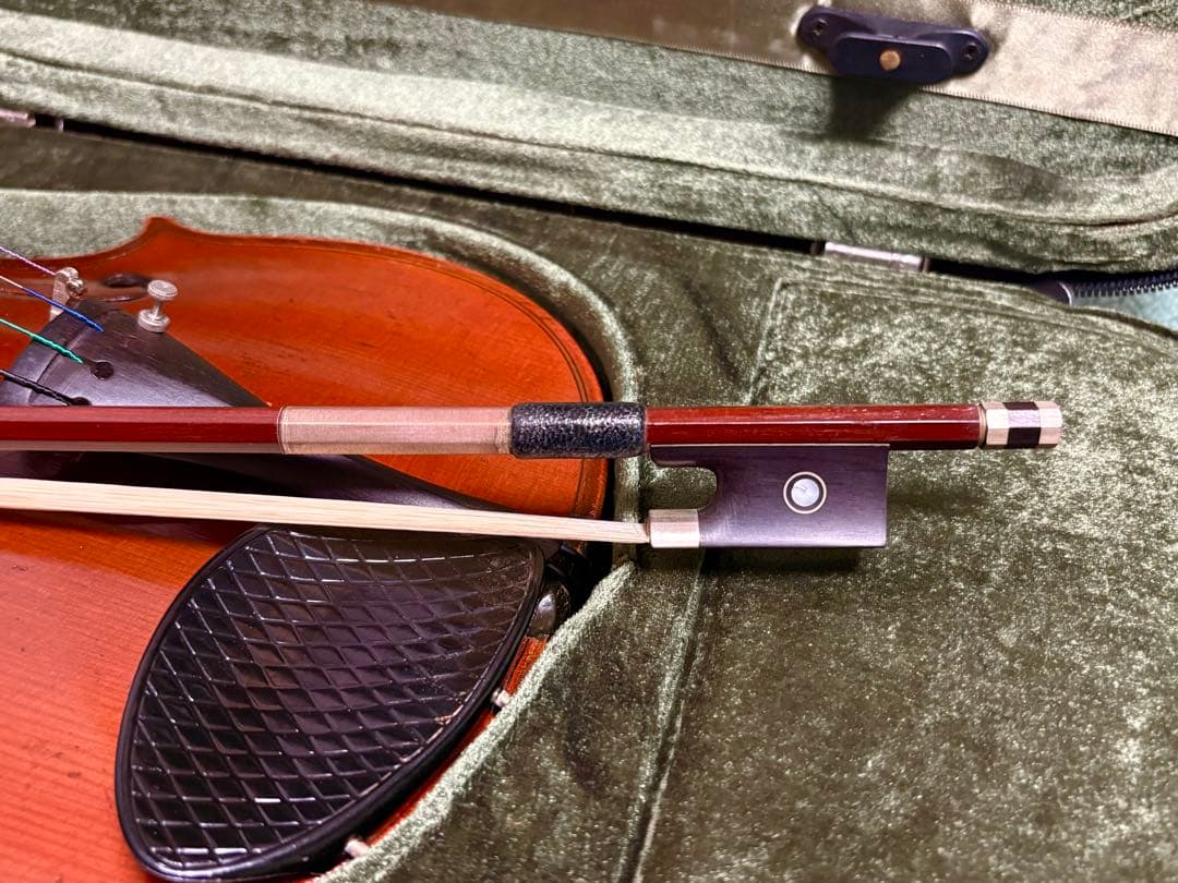 極希少 ドイツ Conservatory バイオリン 4/4 虎杢 良品