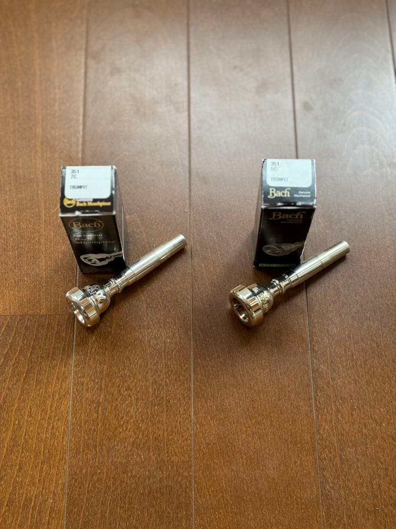 【最終値下げ】Bach トランペットマウスピース 2個セット