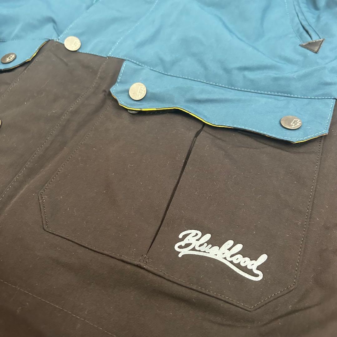 スノーボードウェア 上下セット BLUE BLOOD(L) × FUEL(M)