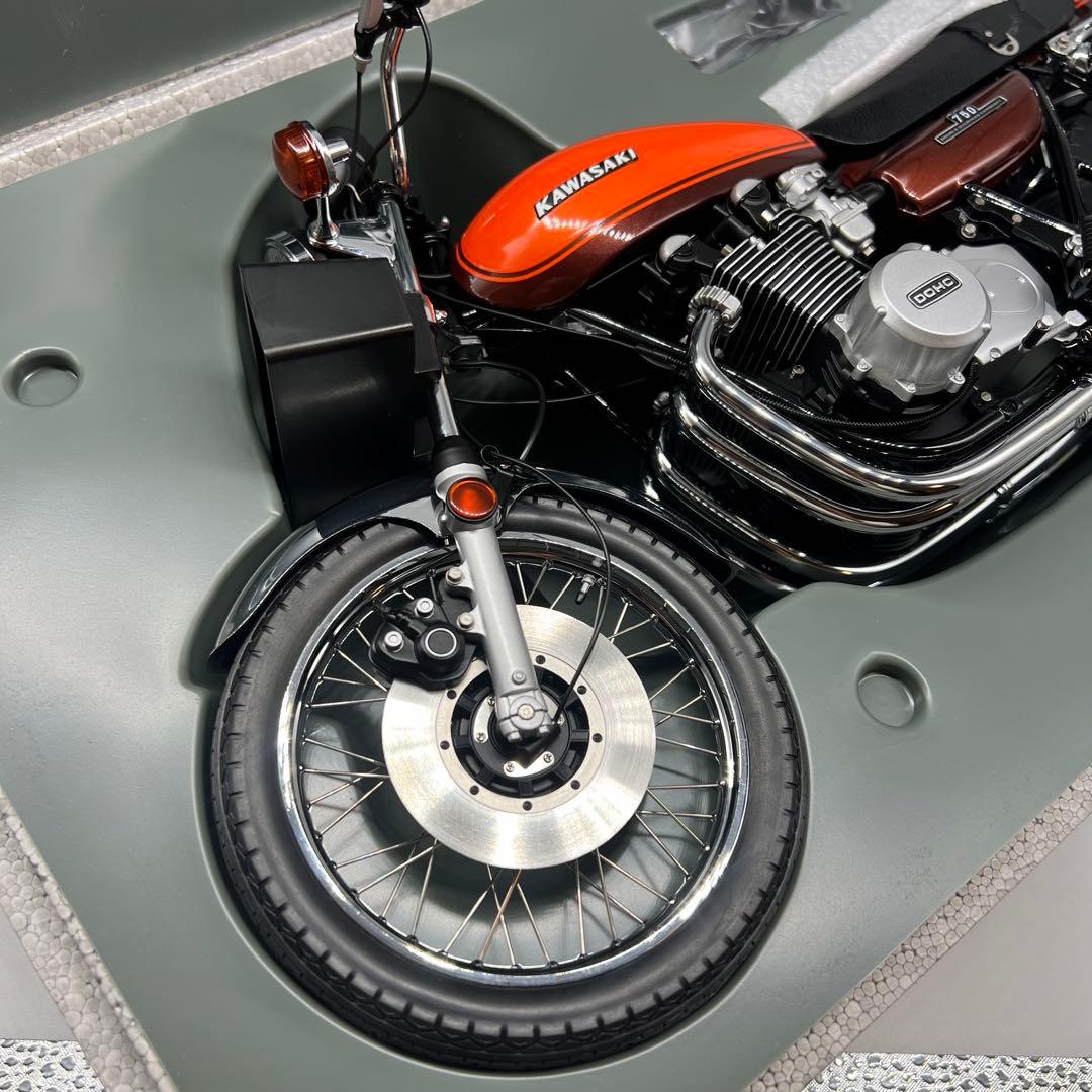 希少 AUTOart KAWASAKI 750RS Z2 1/6 バイクミニカー