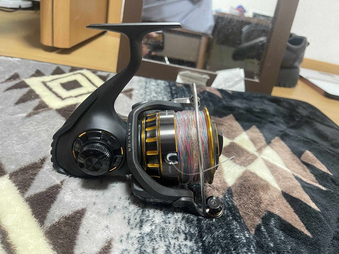 ダイワ 16BG 5000H スピニングリール 中古 美品 PE4ライン付き