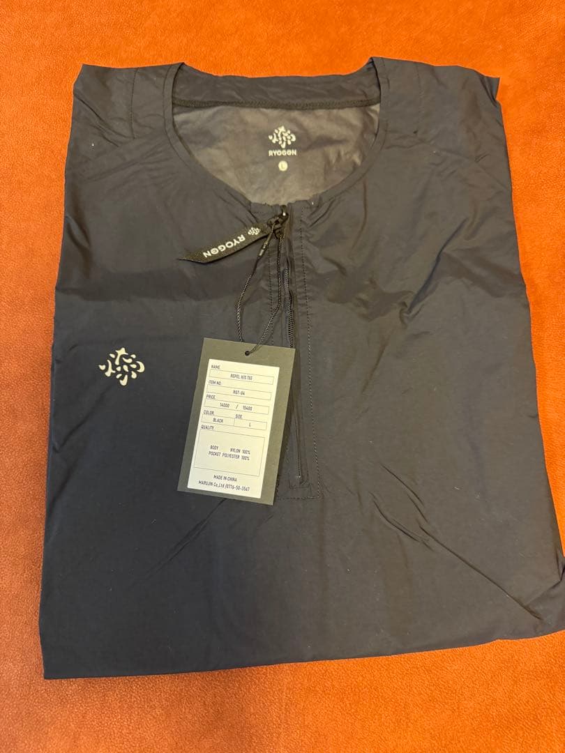ウォーキング・ランニングウェア RYOGEN REPEL H/S TEE (RGT-04) Black