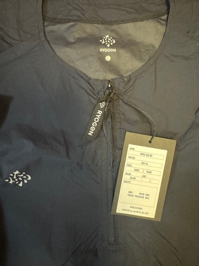 ウォーキング・ランニングウェア RYOGEN REPEL H/S TEE (RGT-04) Black