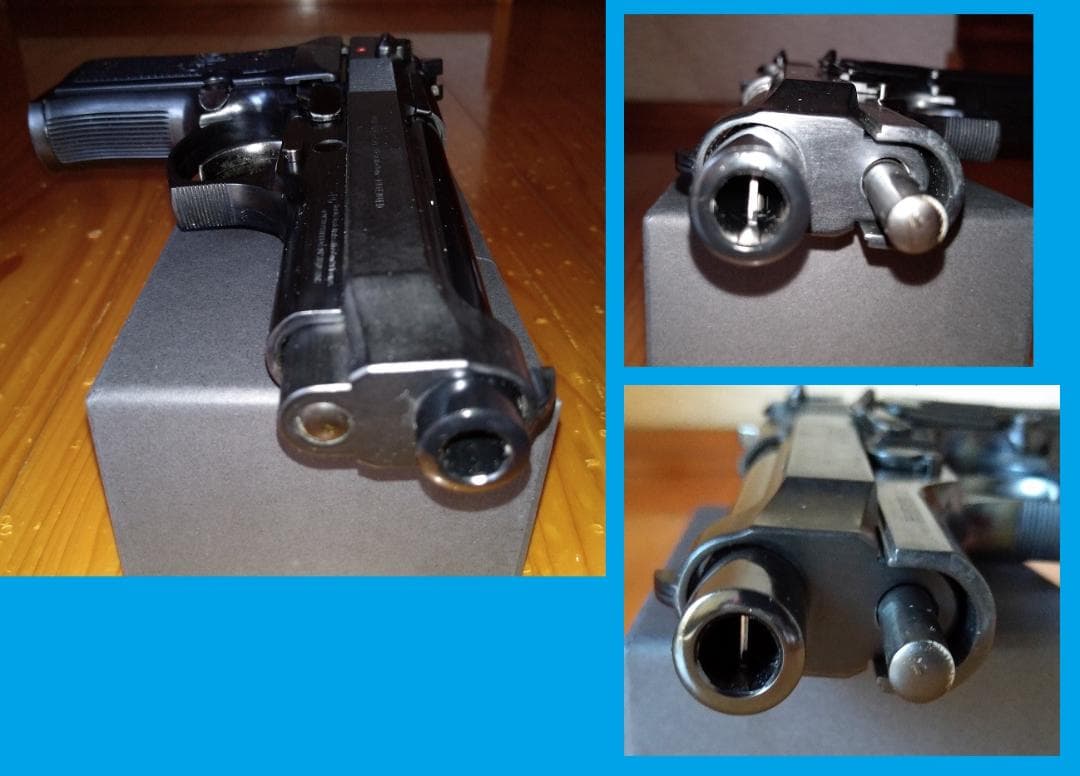 モデルガン Beretta HW樹脂製 発火モデル ベレッタブルーイング対応