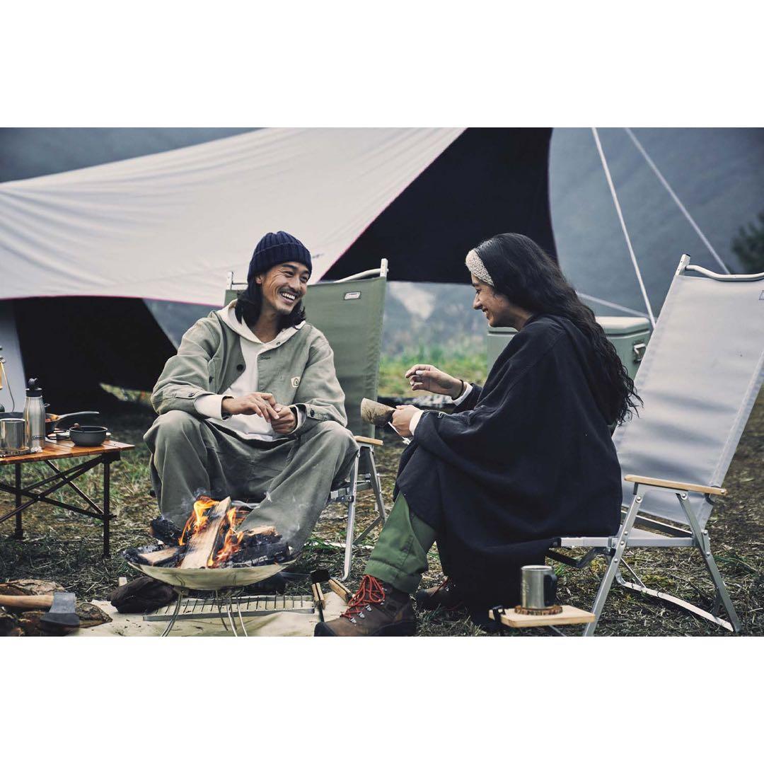 ミ*ク様 新品　コールマン フォールディングチェアワイド　グレー　2脚セット　グ