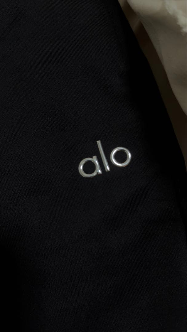 alo ブラック ジョガーパンツ　S size