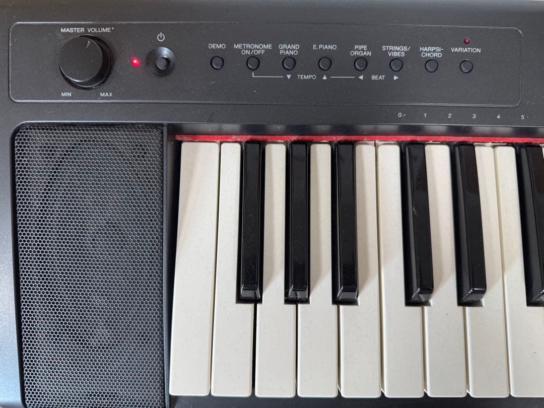 YAMAHA 電子キーボード ブラック NP-31 スタンド付き