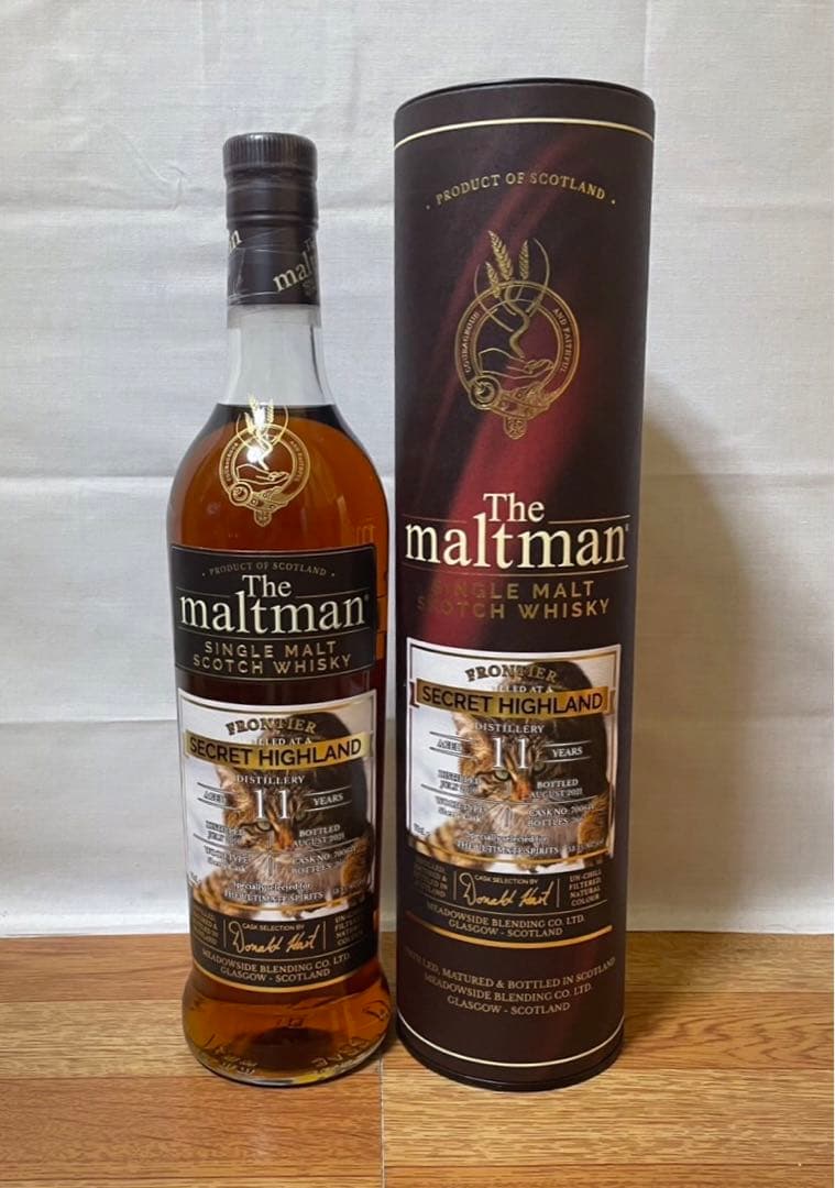 ラダーPB モルトマン シークレットハイランド11年2010 シェリーカスク