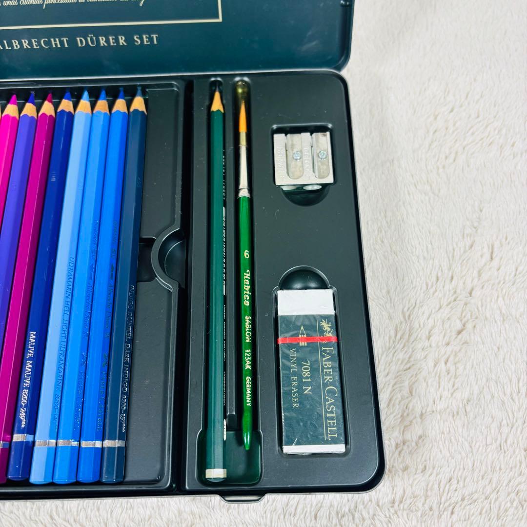 【未使用級】FABER-CASTELL 48色水彩色鉛筆 アルブレヒトデューラー
