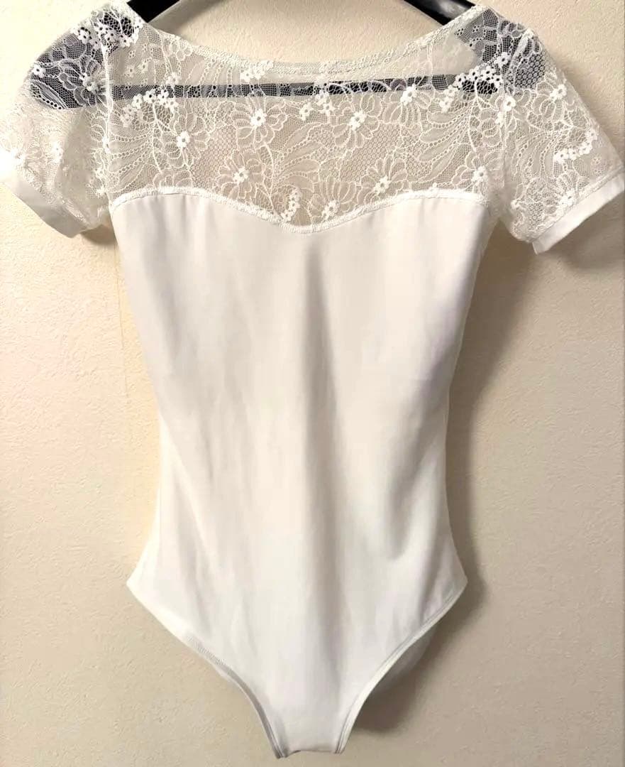 デラロミラノ　ミネルヴァ　ホワイト　レオタード　XL 美品♡