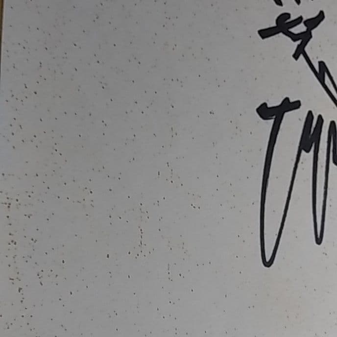 巨人　長嶋茂雄　直筆サイン色紙　【難有り】