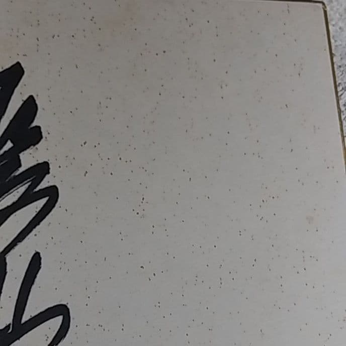 巨人　長嶋茂雄　直筆サイン色紙　【難有り】