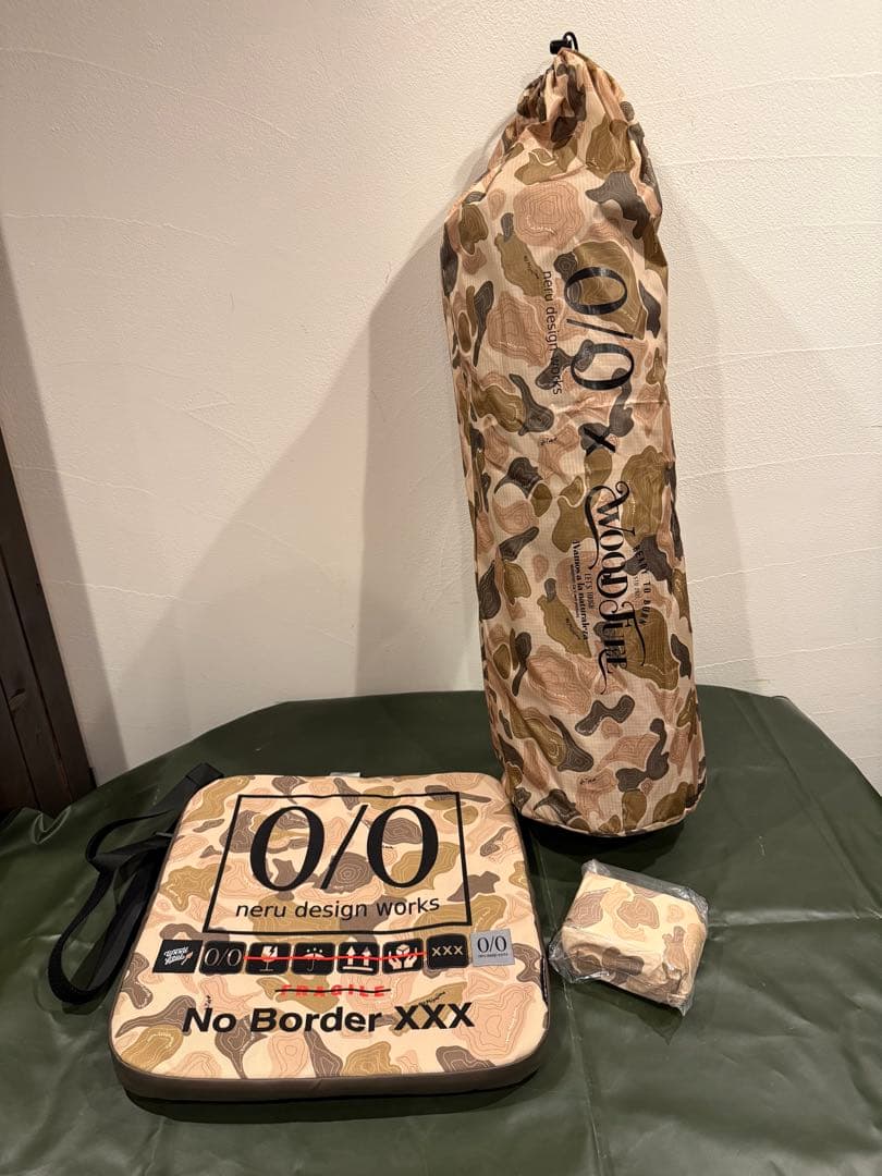 ネルデザインワークBOMBE&BOMBEmini & レジャーシート3点未使用