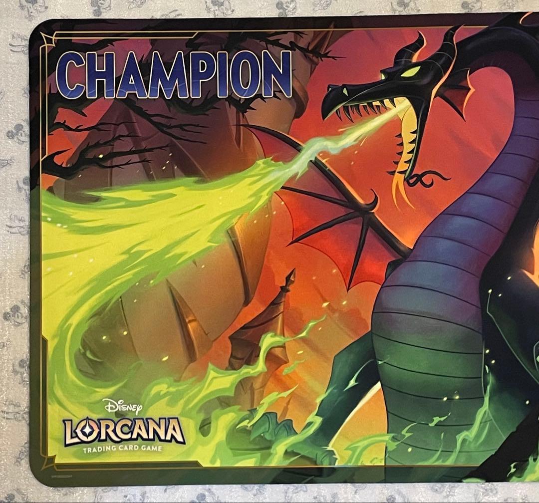 海外大会限定 ロルカナ マレフィセント チャンピオン プレイマット ディズニー
