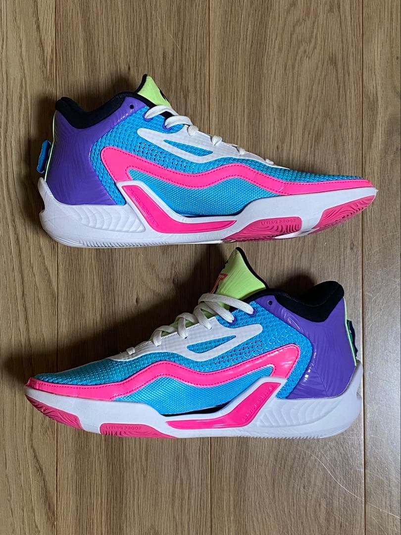 テイタム　1 バスケットボールシューズ メンズ 青/緑/ピンク/紫