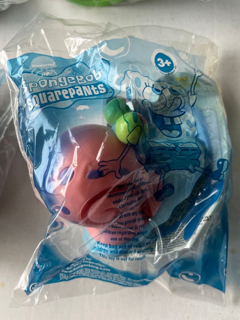 バーガーキング　米国　ミールトイ2002年　 スポンジ・ボブ　全8個セット