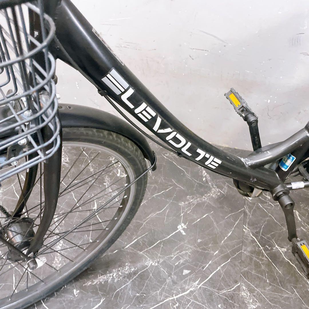 引き取り価格 荷物台【981】《限定》ママチャリ LEVOLTE ブラック