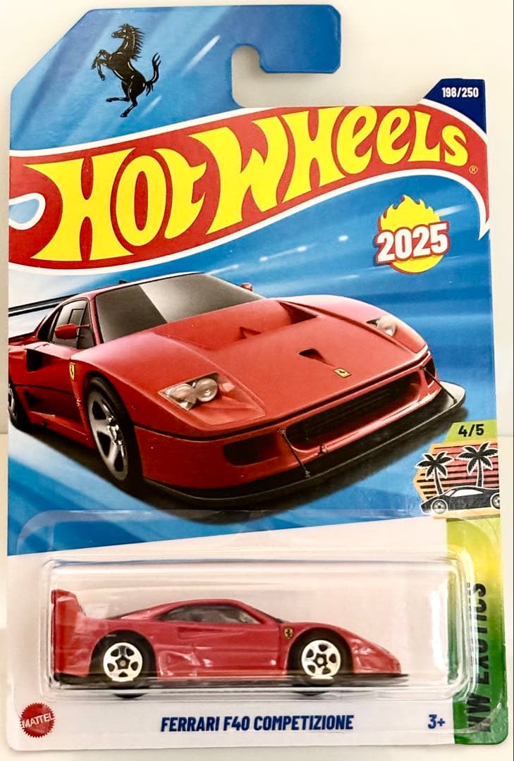 ホットウィール(4点) フェラーリ SF90、F40、365GTB4、499P