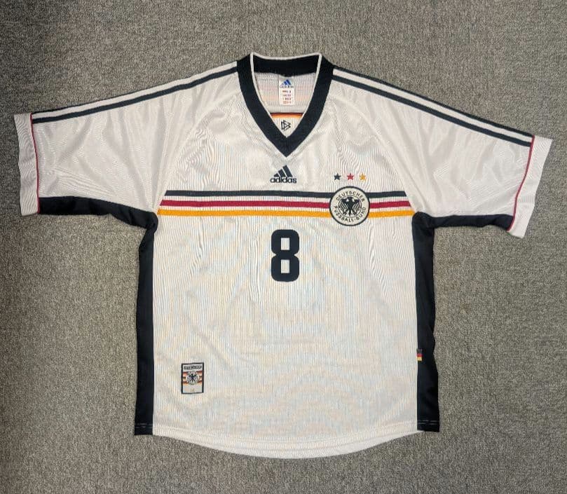 98 ドイツ代表 ホーム 半袖 8 マテウス ユニフォーム