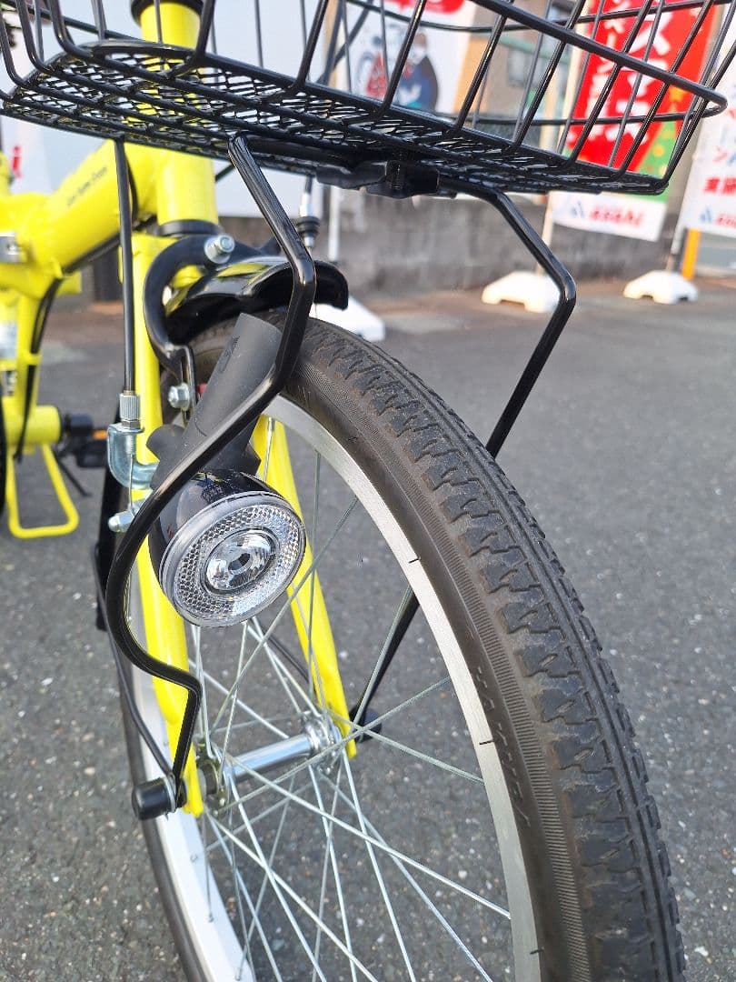 折りたたみ式自転車20インチ イエロー (黄色)引き取り限定(愛知県内)