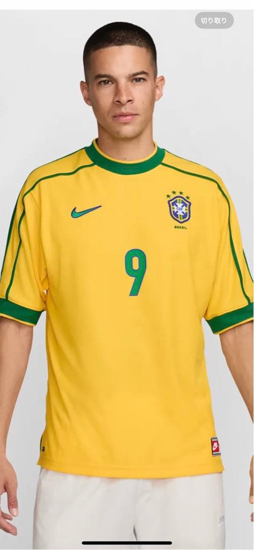 ブラジル代表ユニフォーム　ロナウド　ヴィニシウスjr.着用　ベンゼマ