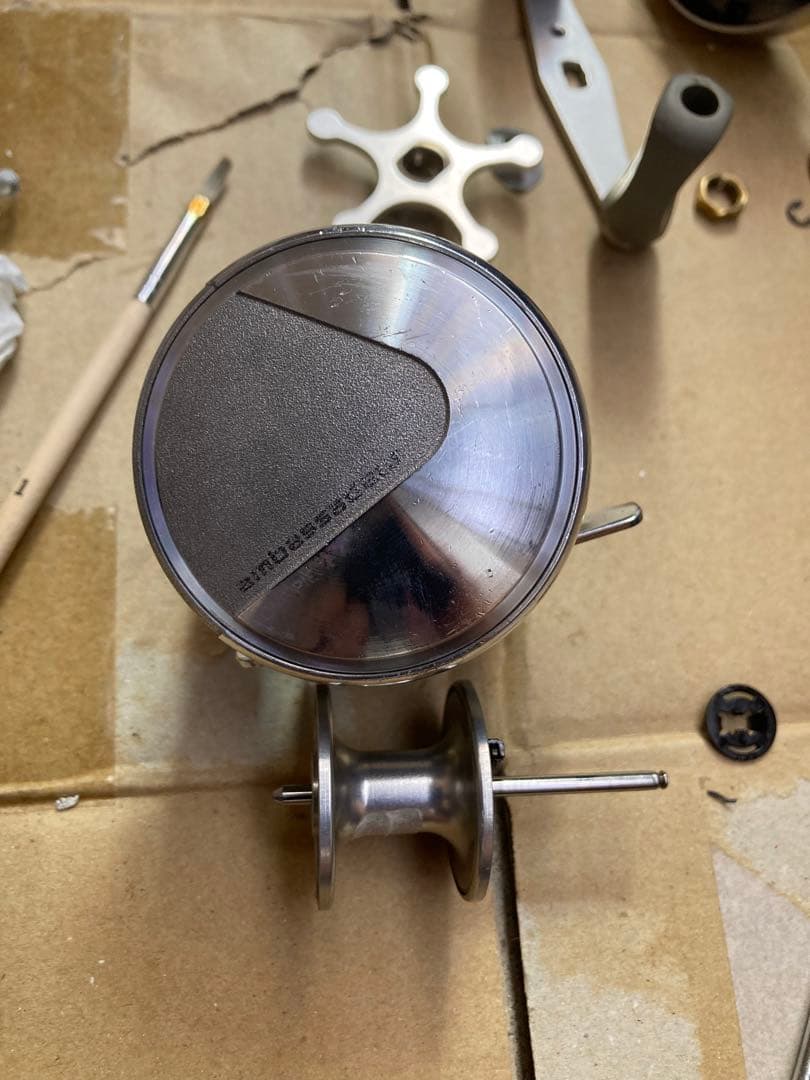 アブ　アンバサダー　SM1600C ウッドパーミングカップ仕様　ウッドノブ　希少