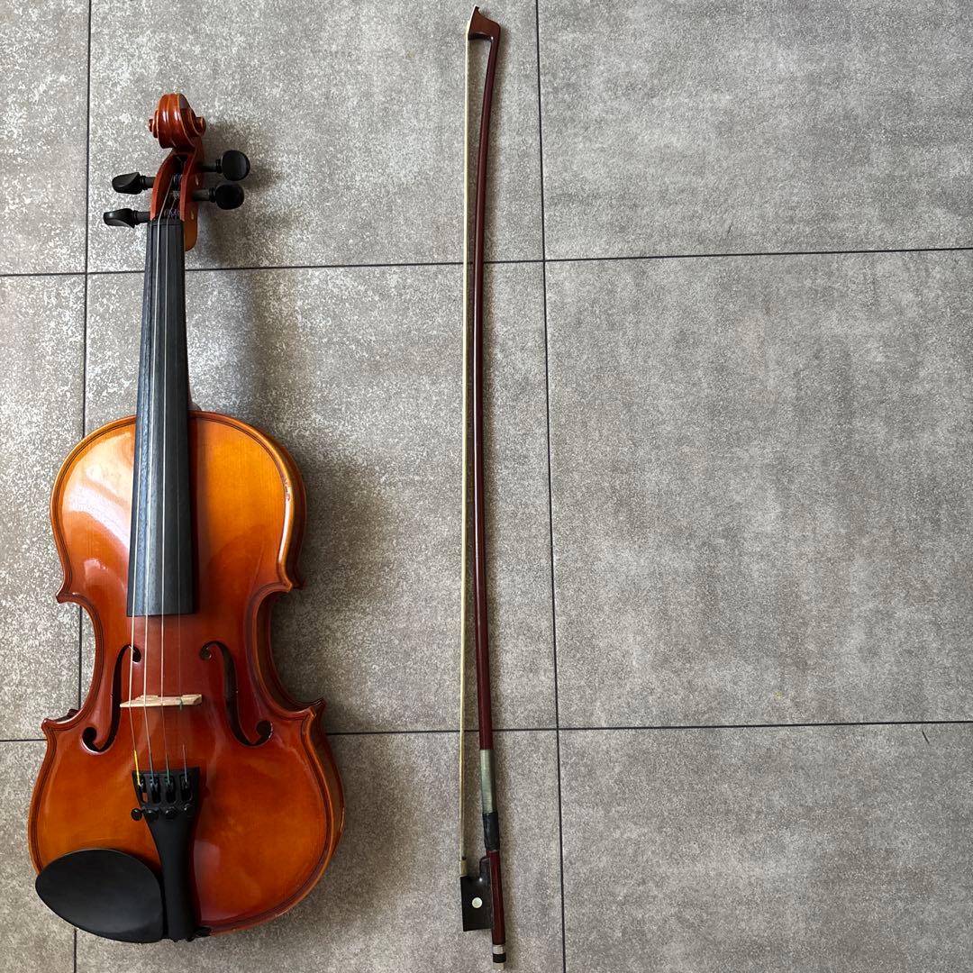 スズキ　バイオリン本体と弓セット　1/2サイズ