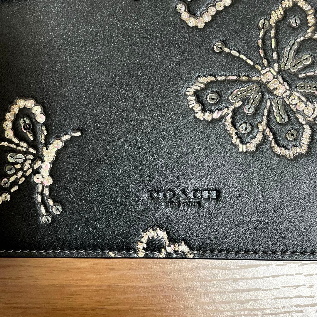 【新品】コーチ★ノートブック★ブックカバー★バタフライ蝶★2025新作完売品