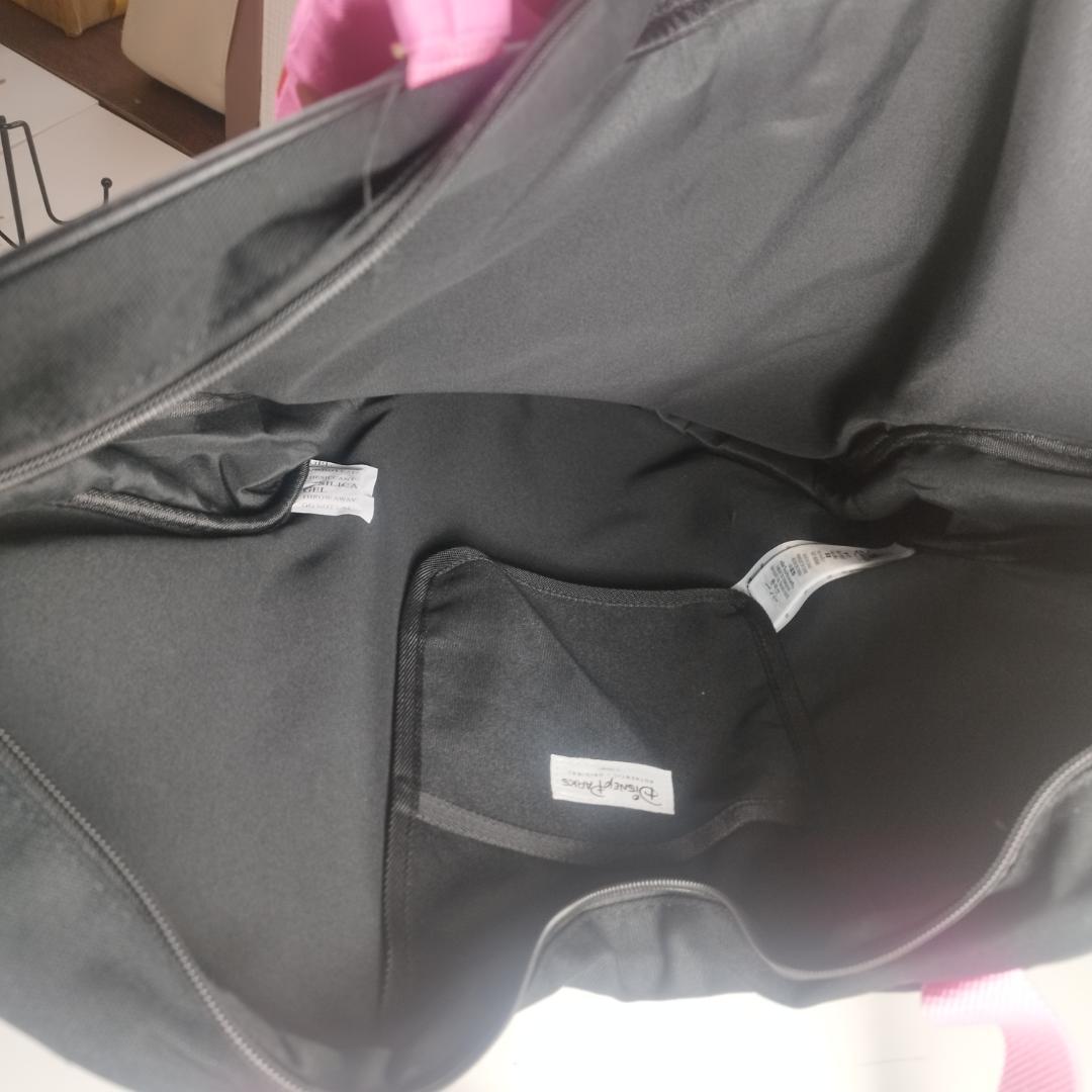 ミニーマウス ビッグフェイス トートバッグ ピンクハート 海外ディズニ IEb4