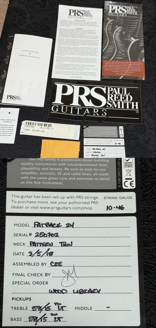 PRS FATBACK24 （custom24）