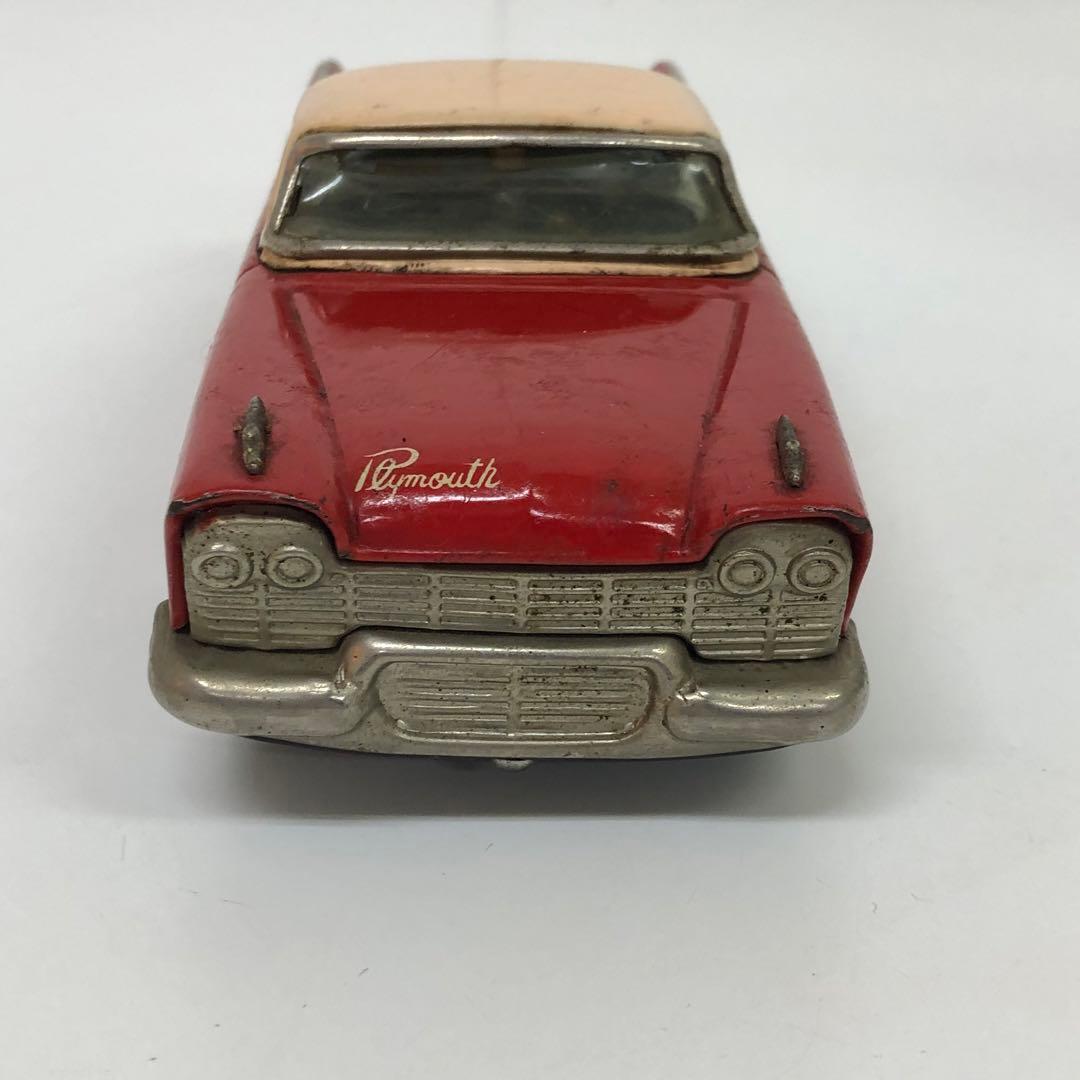 g411-30 プリムス・フューリー　ブリキ　クラシックカー　海外　車　おもちゃ